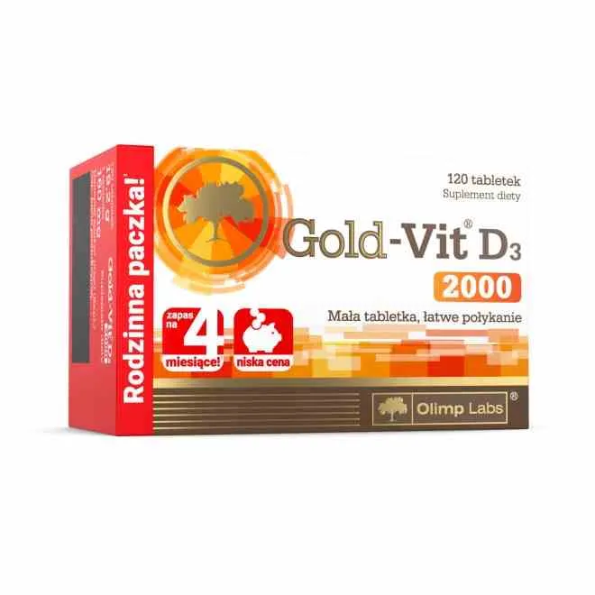 Olimp Gold - Vit D3 2000 120 Tabletten