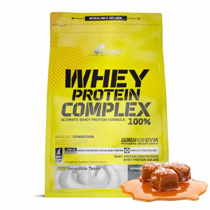 Olimp Molkenprotein-Komplex 2,27 kg gesalzener Karamell-Geschmack