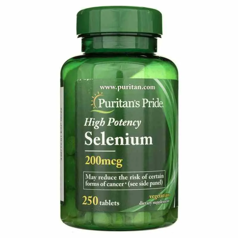 Puritan's Pride Selenium 200 mcg 250 Tabletten