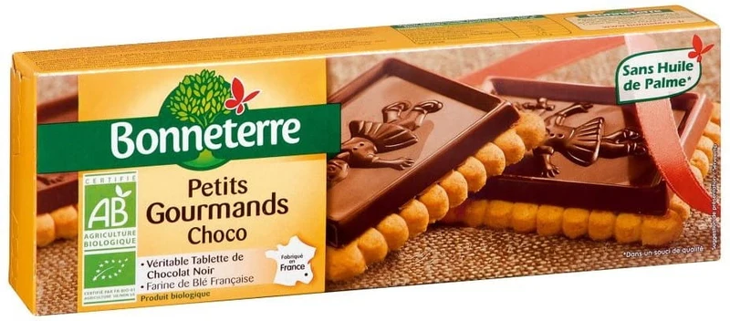 BERBATTE MIT BITTERKALK SCHOKOLADE BIO 150 g - BONNETERRE