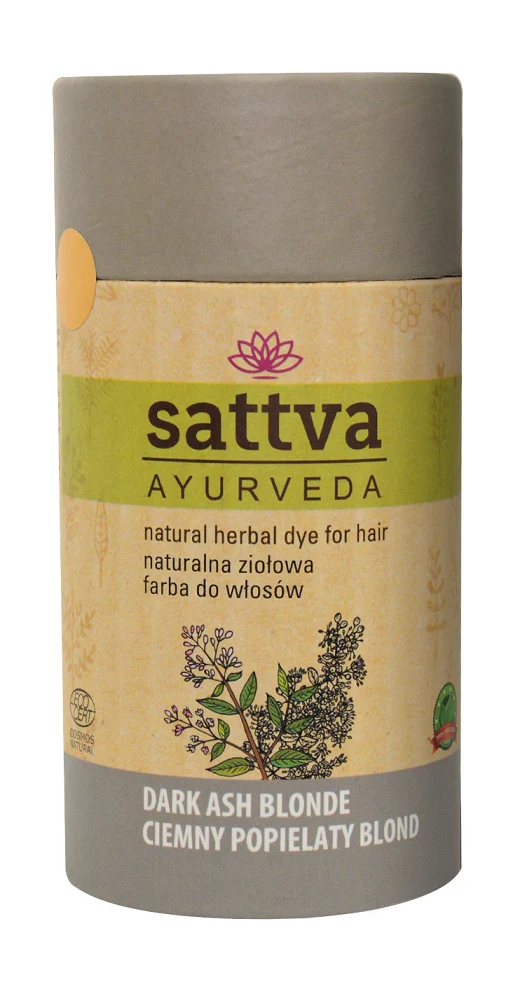HENNA DARK OVERWHELMED BLOND ECO 150 g - SATTVA
