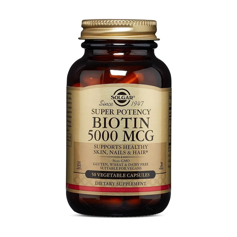 Biotin 5000 mcg 50 Kapseln Solgar