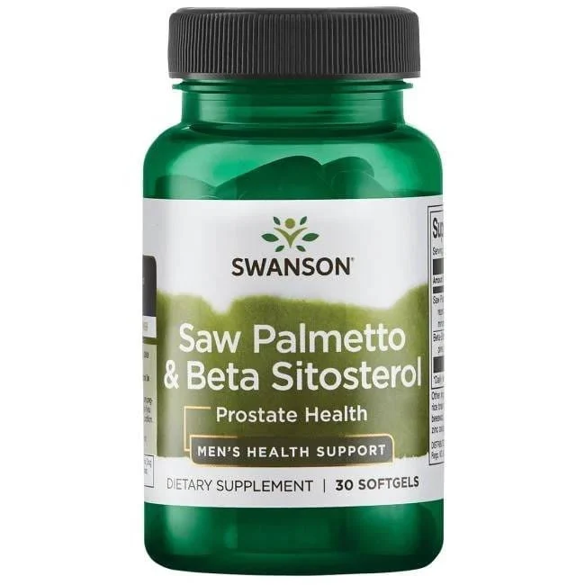 Sägepalme & Beta-Sitosterol 30 Kapseln Swanson