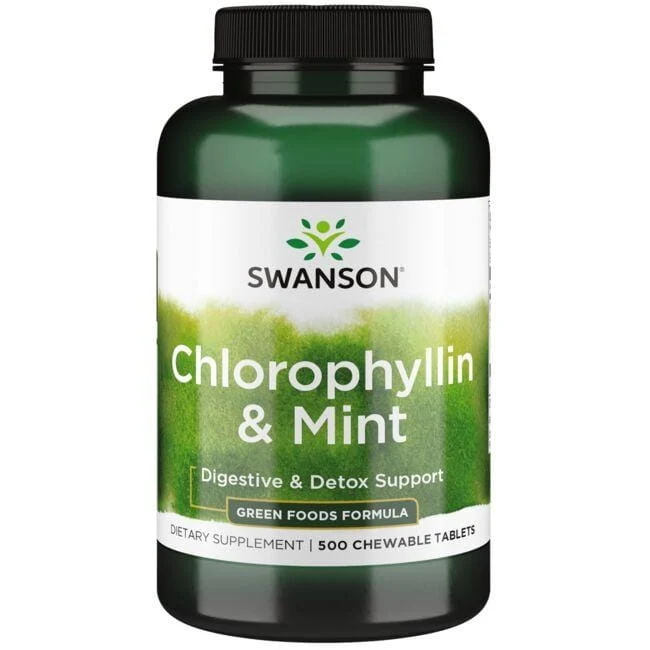 Chlorophyllin & Minze 500 Tabletten Swanson