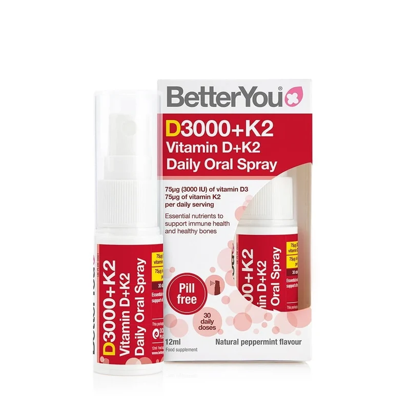 Vitamin D3 + K2 MK7 75 mcg Spray 12 ml BetterYou