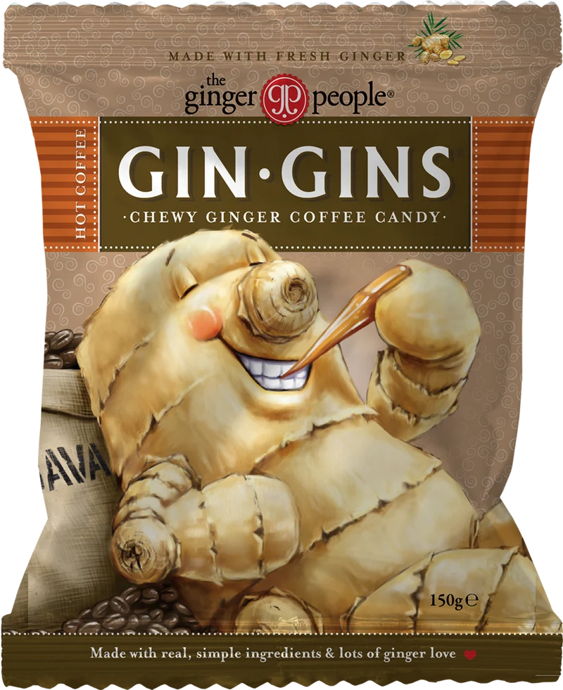 Hot Coffee Chewy Inkiväärimakeinen 150g