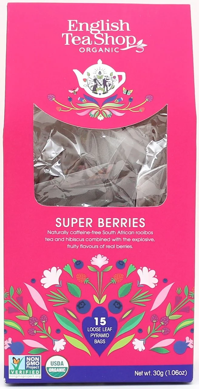 BIO PIRAMIDS HOLZFRUCHTTEE (15 x 2 g) 30 g - ENGLISH TEA SHOP
