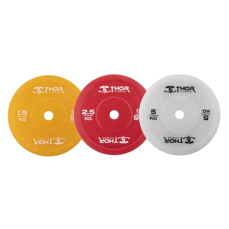 Thor Fitness Teknikvikt i plast 2,5kg , ihålig. 45cm diameter, 82mm tjocklek