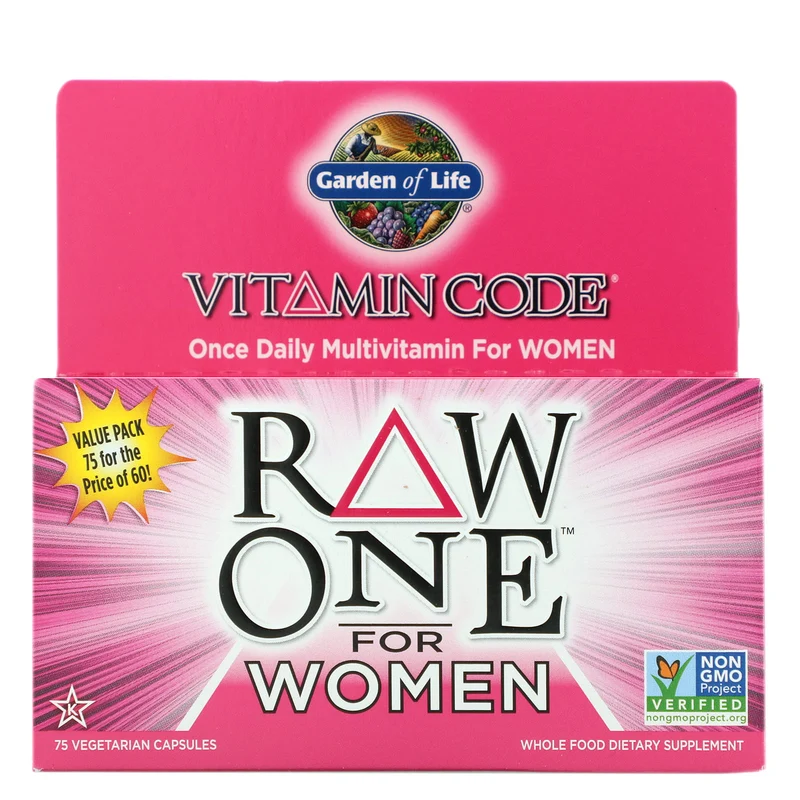 Vitamin Code RAW One für Frauen für Frauen 75 Kapseln Garden of Life