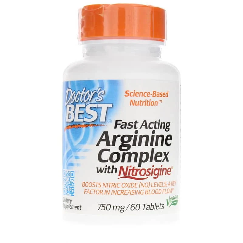 Schnell wirkender Argininkomplex mit Nitrosigin 60 Tabletten Doctor's Best