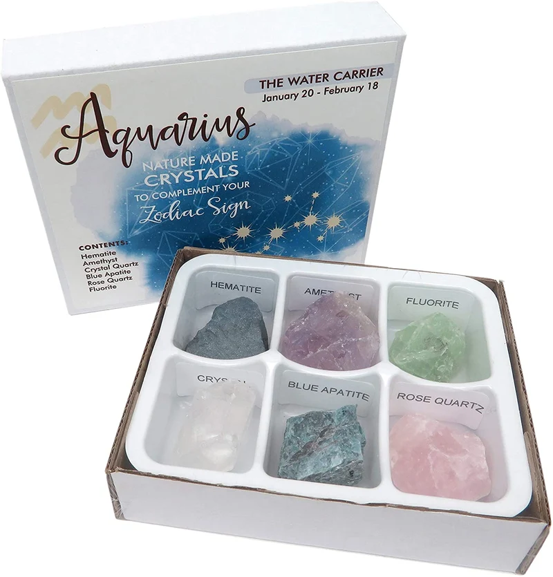 Kristallset för Vattumannen ( Aquarius)