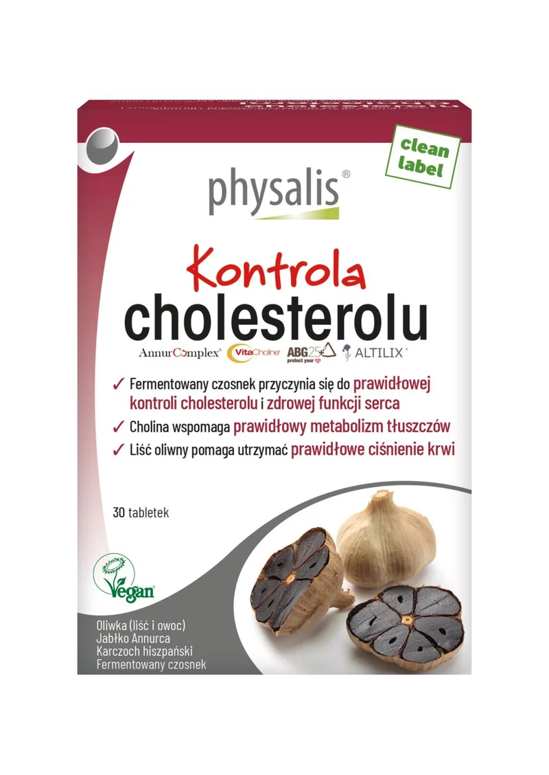CHOLESTEROL CONTROL TABLETS 30 Stk. - PHYSALIS