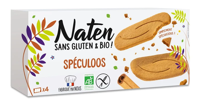 Glutenfreie Zimtkekse BIO 120 g - NATEN