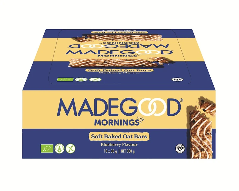 Glutenfreie SOFT SWEEDS MIT BEEREN BIO (10 x 30 g) 300 g - MADEGOOD MORNINGS