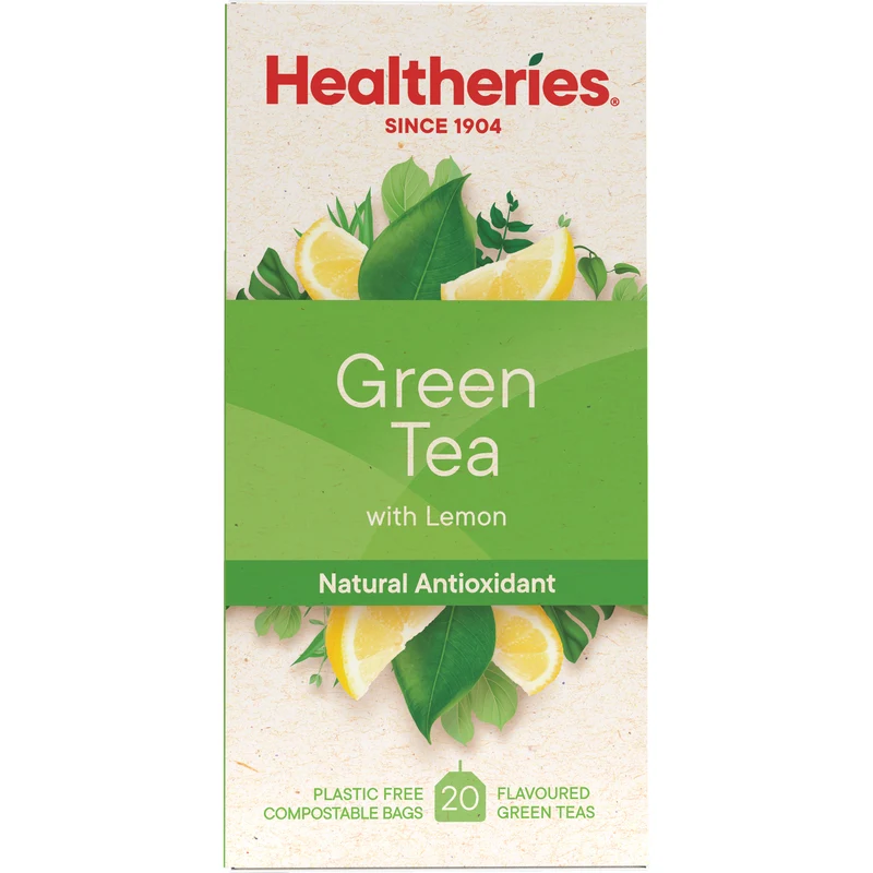 Healtheries Green Tea with Lemon 20s