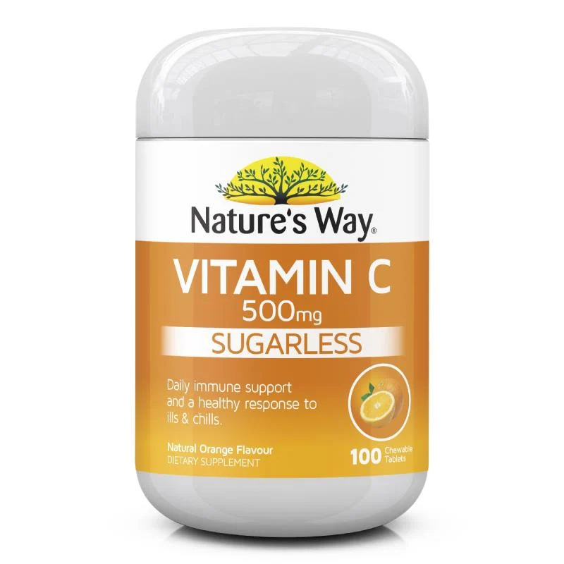 Nature's Way Vitamin C Sugar Free Chewables 100s