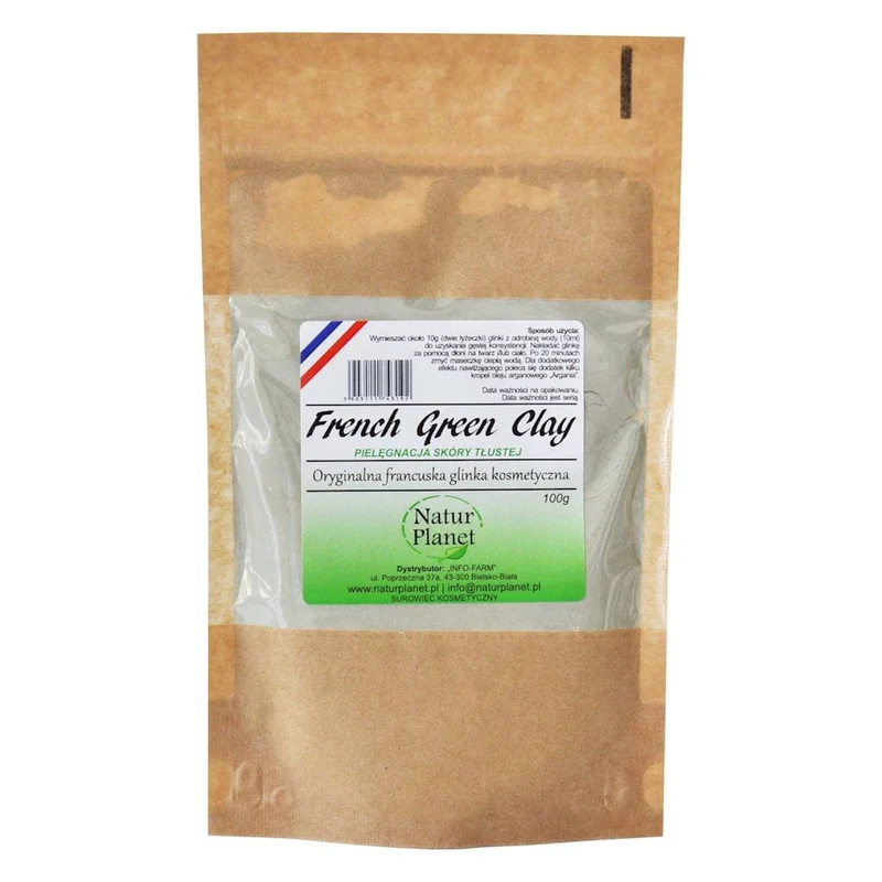 Original französische grüne Tonerde 100g NATUR PLANET