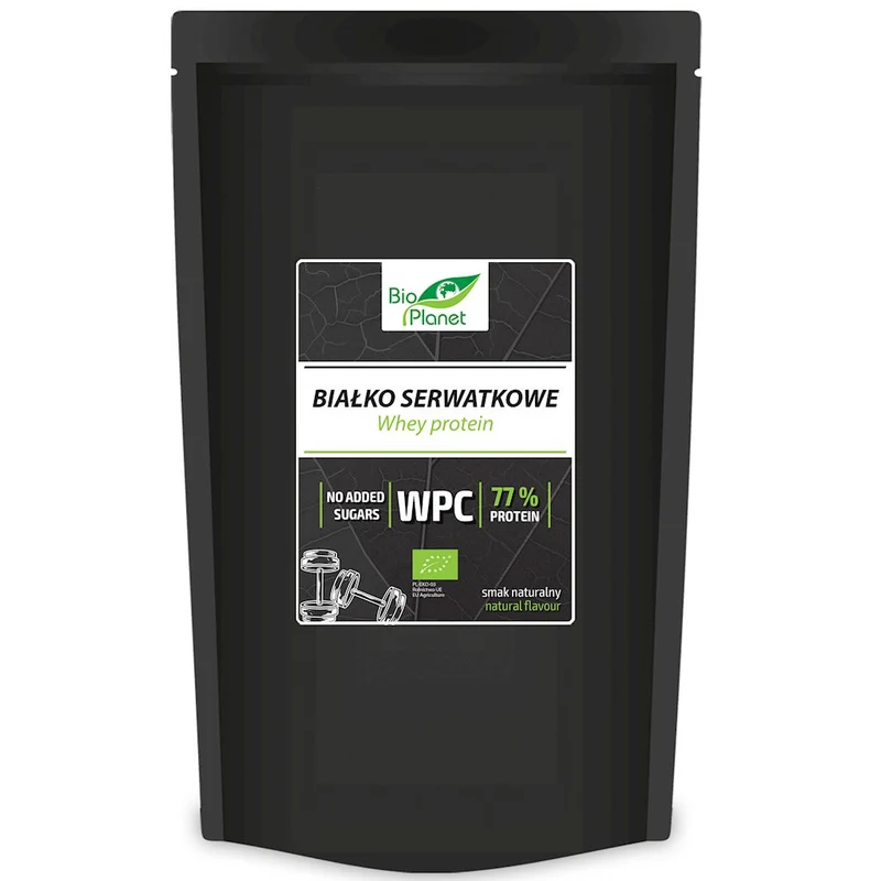 NATÜRLICHES GETREIDEPROTEIN (WPC 77) BIO 500 g - BIO PLANET
