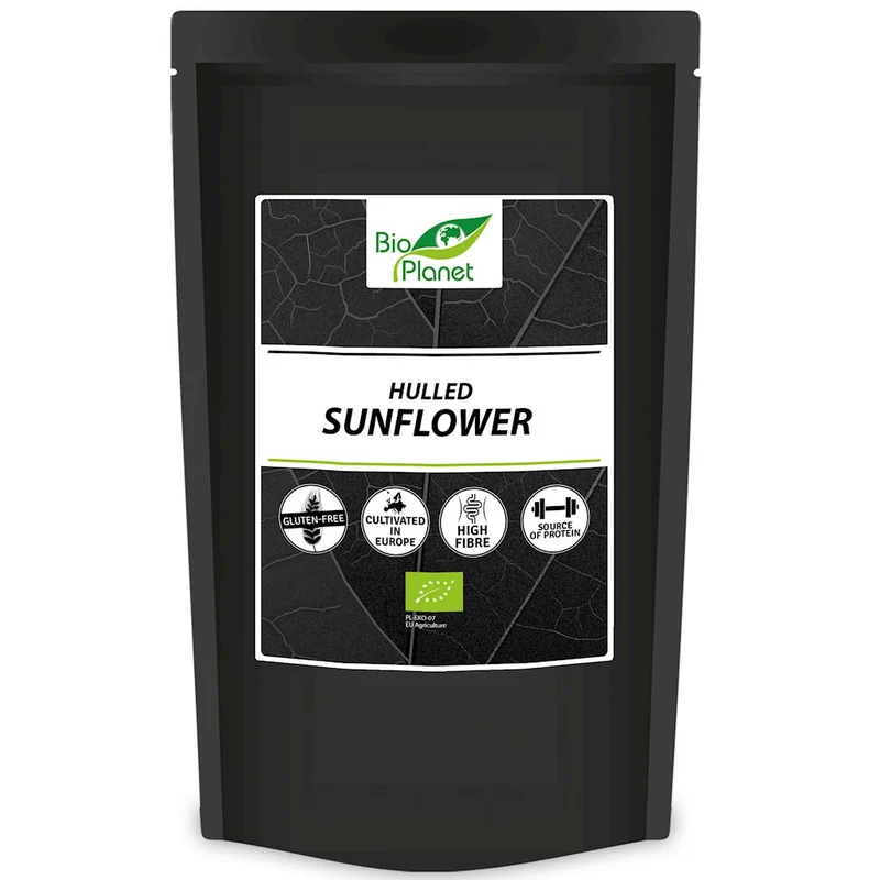 Glutenfreie geschälte Sonnenblumen BIO 800 g - BIO PLANET INTERNATIONAL