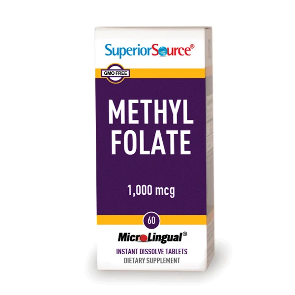 Methyl Folate 1000mcg 60tbl.