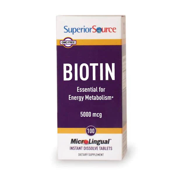 Biotin 5,000 mcg 100tbl.
