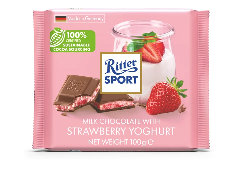 Ritter Sport Strawberry Yogurt 100g