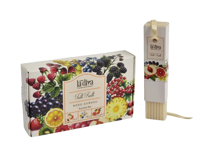 TUTTI FRUTTI Duftend WASCHBAR (3 Stück) 165 g - LA DIVA