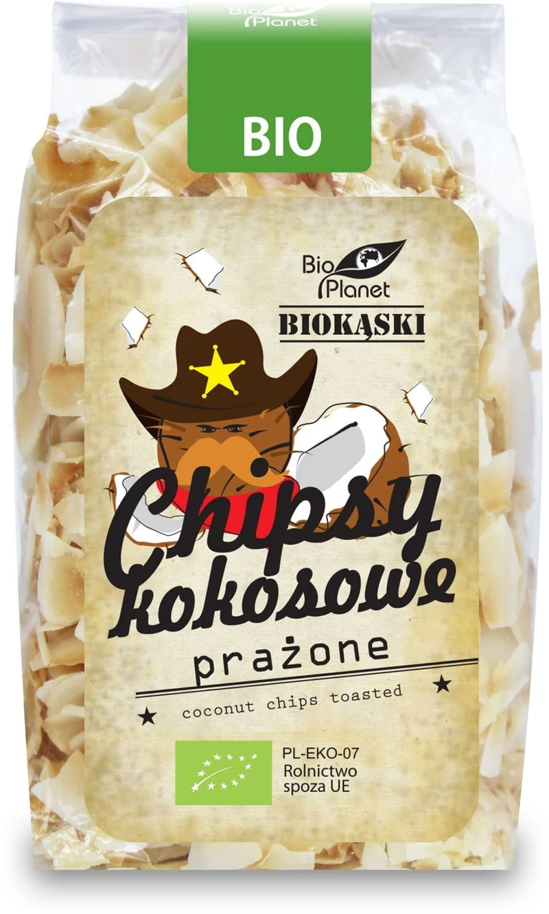 Geröstete Kokosnuss-Chips BIO 150 g - BIO PLANET DATE: 12.2025