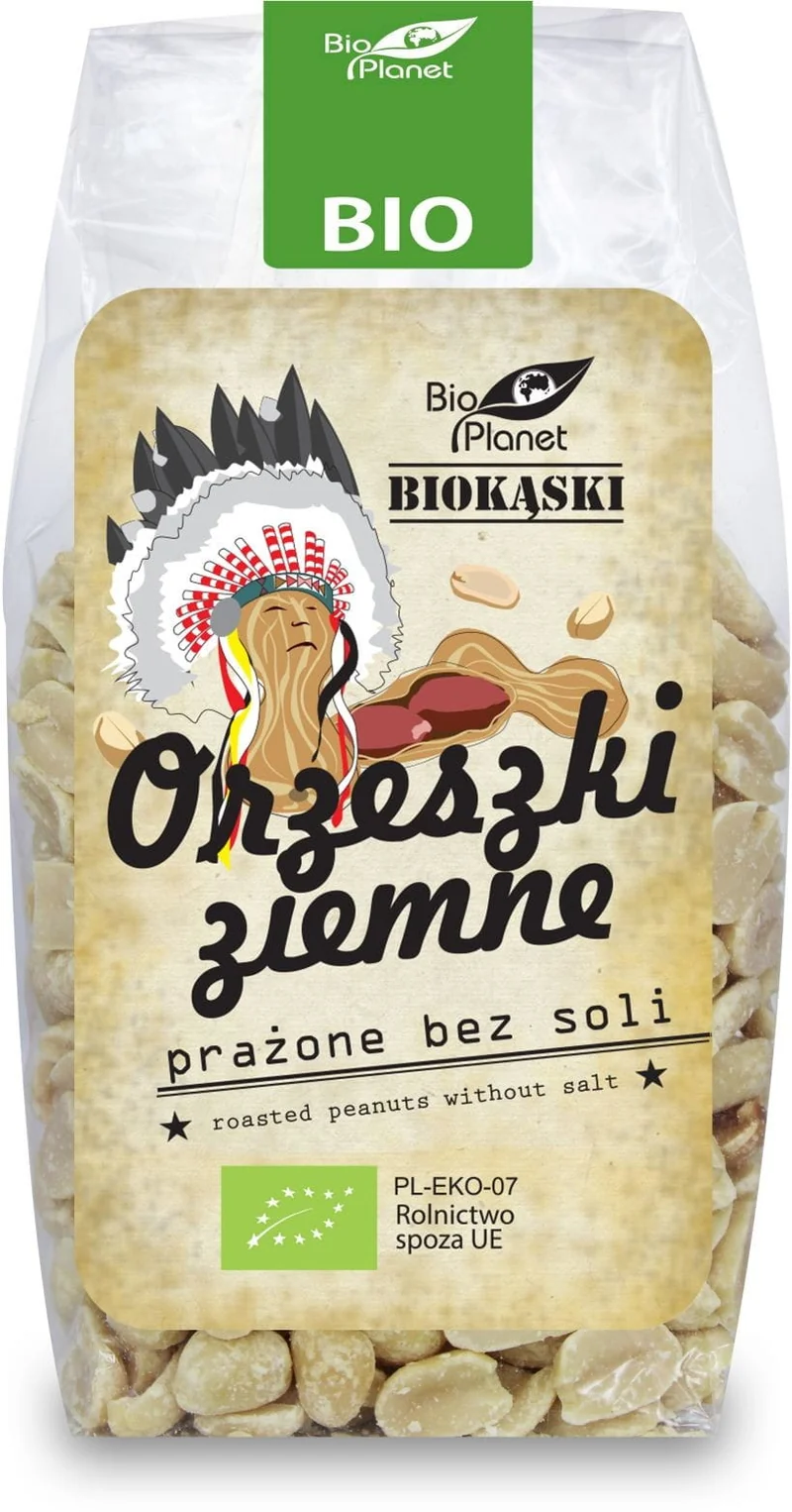 Geröstete Erdnüsse ohne Salz BIO 150 g - BIO PLANET DATE: 12.2025