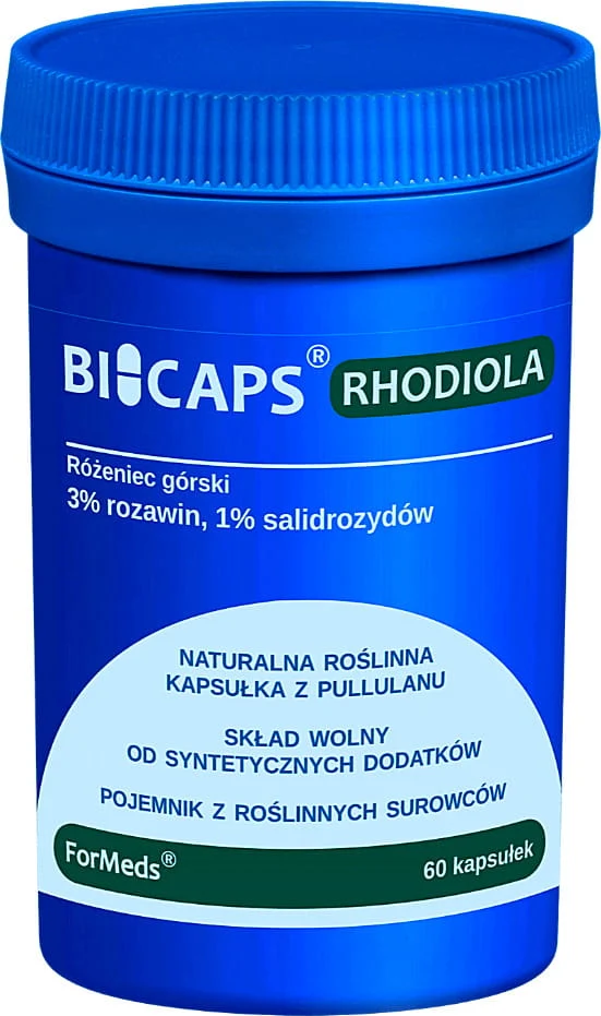 Bicaps Rhodiola Rhodiola rosea 60 Kapseln ForMeds