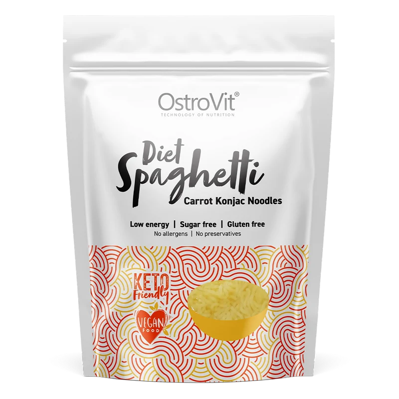 OSTROVIT Diät Spaghetti Karotten Konjak-Nudeln (400 g)