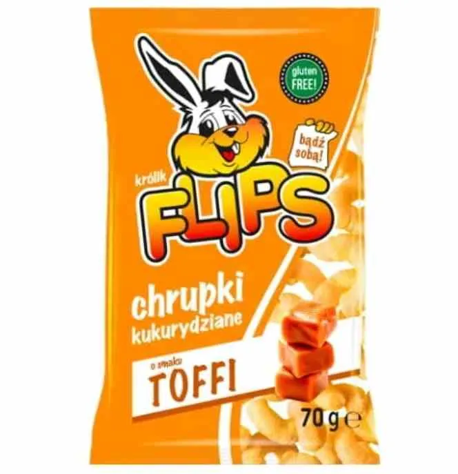 Sante Flips Mais-Chips mit Toffee-Geschmack 70g DATUM: 12.2025