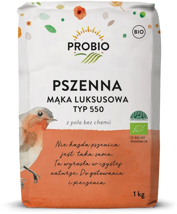LUXUSWEIZEN TYP 550 BIO 1 kg - PROBIO DATUM: 11.2025