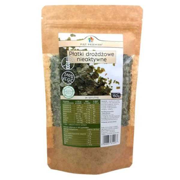 Five Transformations Hefeflocken mit Spirulina 150 g