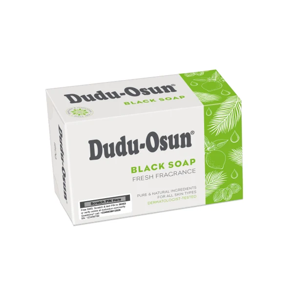 Dudu-Osun frische schwarze afrikanische Seife 150g TROPICAL NATURALS
