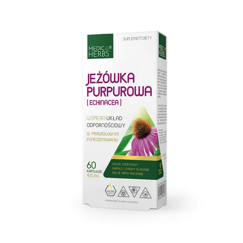 MEDICA HERBS Echinacea 420mg, 60 Kapseln.