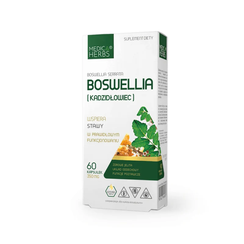 MEDICA HERBS Boswellia (Weihrauch) 350mg, 60 Kapseln.