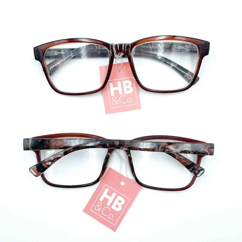 HB&Co Fashion Reading Glass +2.5 Brown