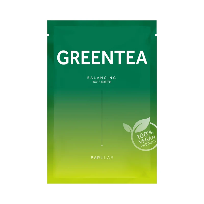 CORAEAN GREEN TEA-FACE MASK 23 g - BARULAB