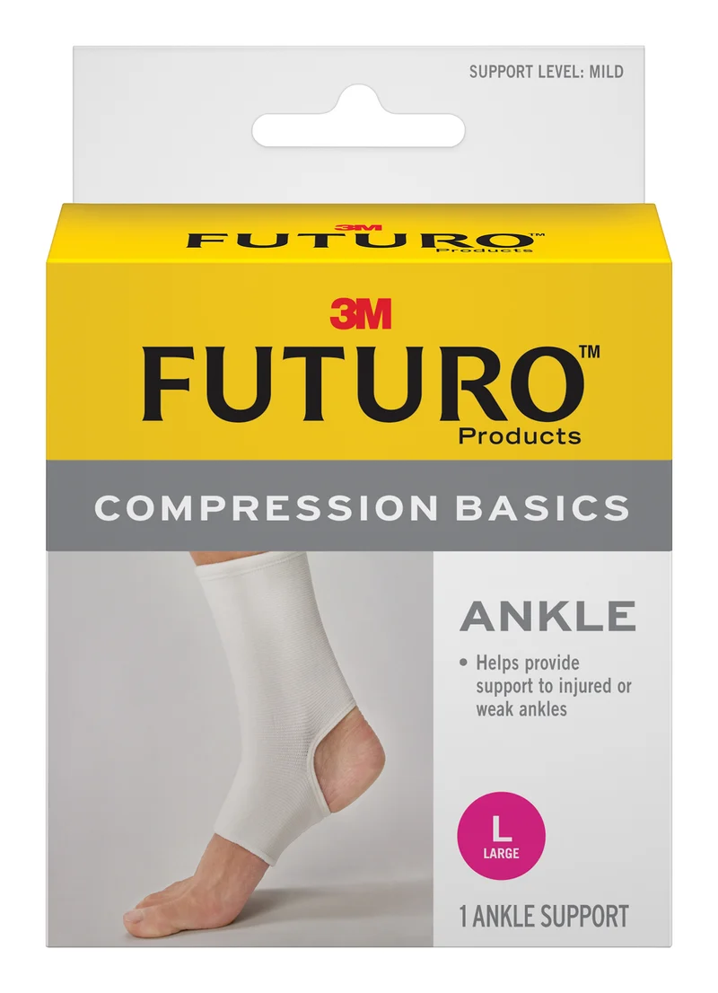 Futuro Compression Basics Elastic Ankle Brace L