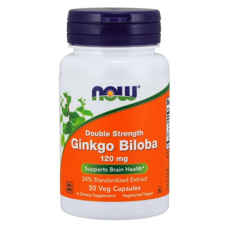 Ginkgo Biloba standardisierter Extrakt 50:1 Ginkgo biloba 50 Kapseln