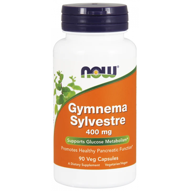 Gymnema Sylvestre Ziele Gurmar 400 mg 90 Kapseln NOW FOODS