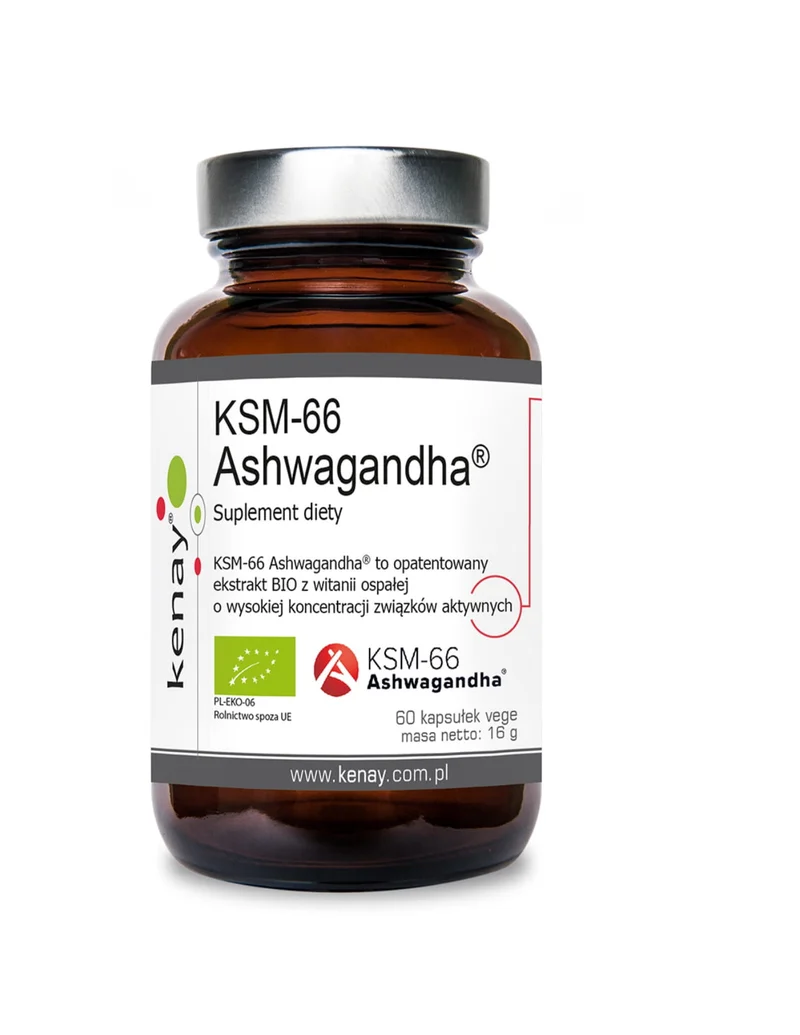 Ashwagandha KSM-66 BIO 60 Kapseln KENAY