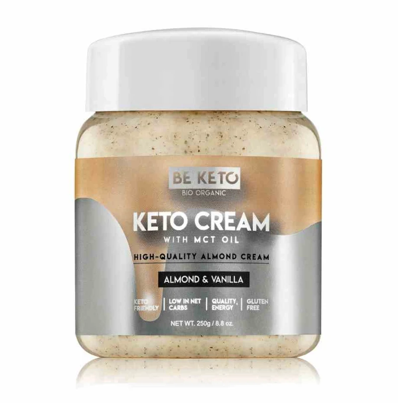 BeKeto Keto Creme mit Mandel- und Vanillegeschmack 250g