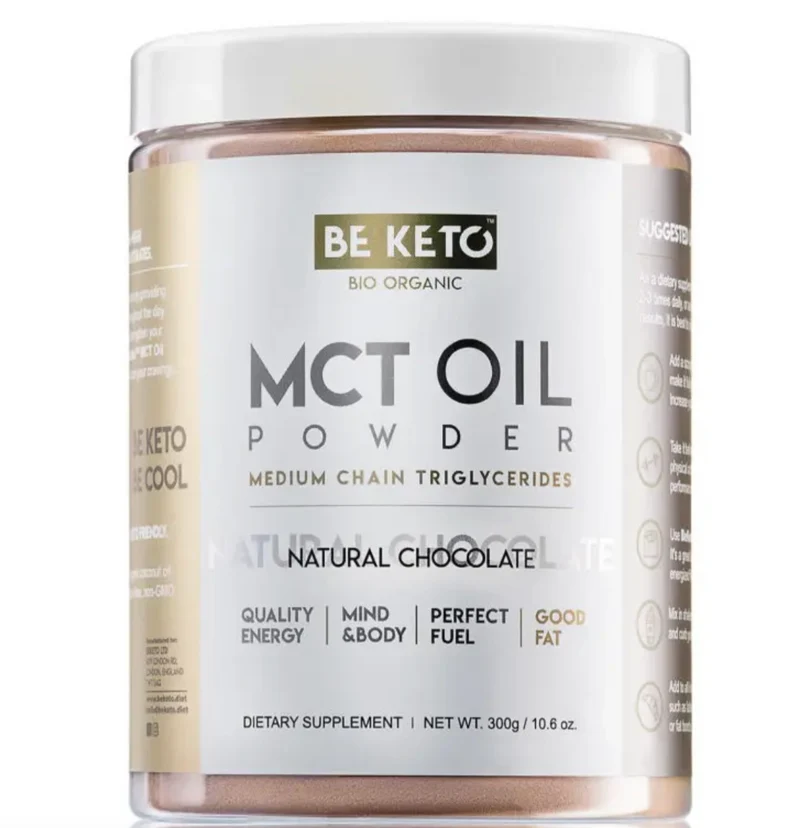 BeKeto MCT-Ölpulver Schokoladengeschmack 300g