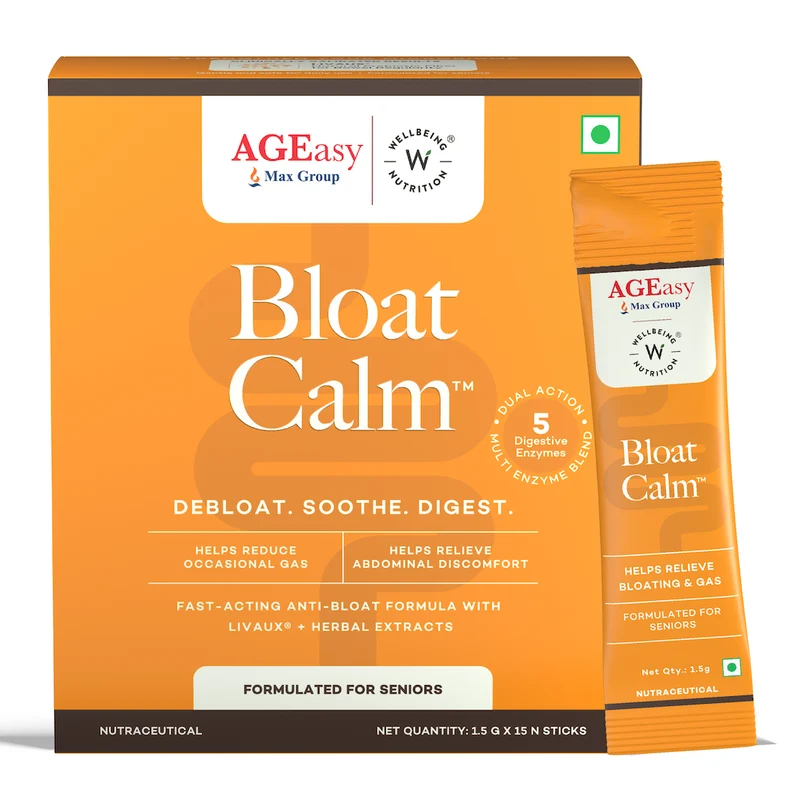 Bloat Calm | Bloating & Gas Relief | For Seniors | 15 Sachets