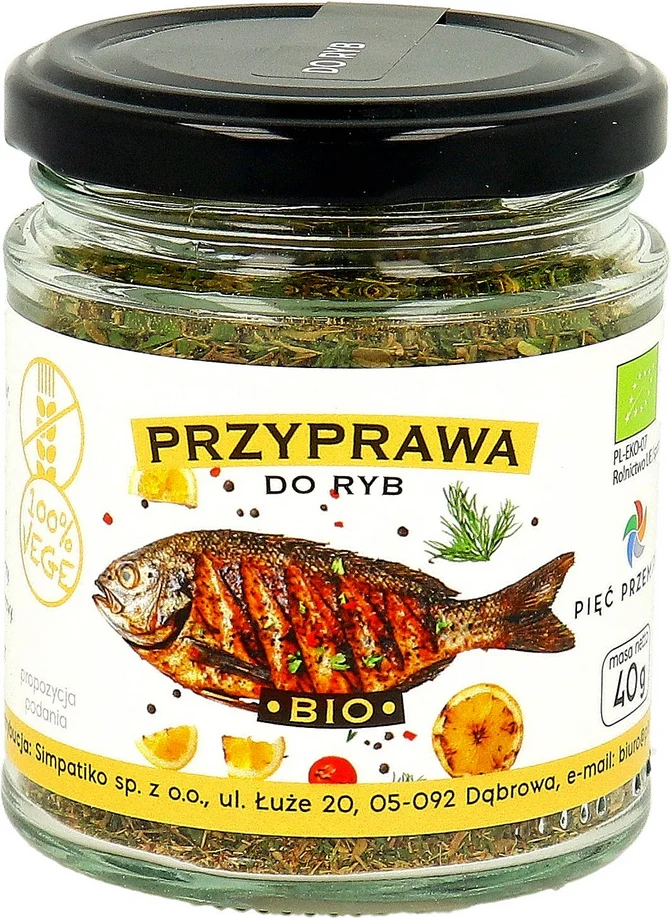 FIVE CHANGES Gewürz für glutenfreien Fisch BIO 40g
