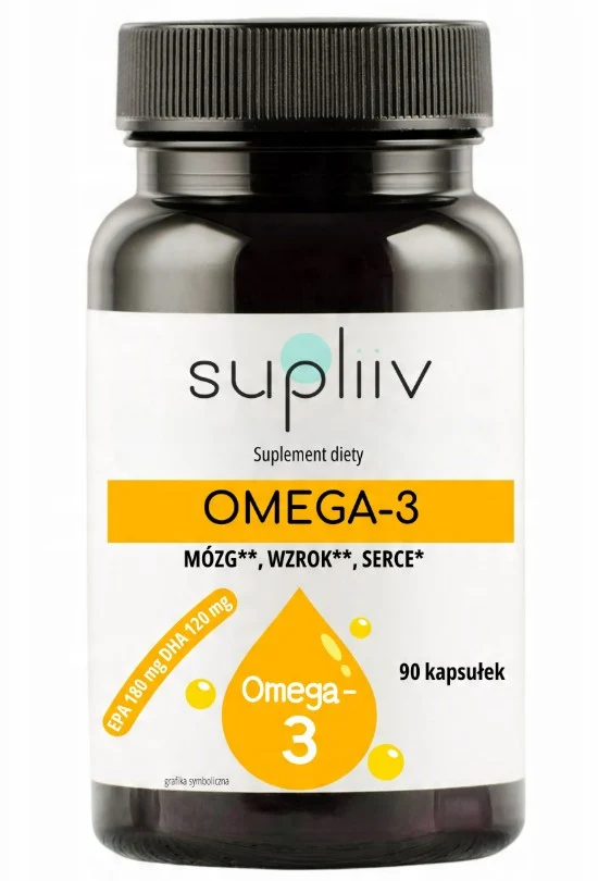 Omega-3 1000mg, 90 Kapseln SUPLIIV