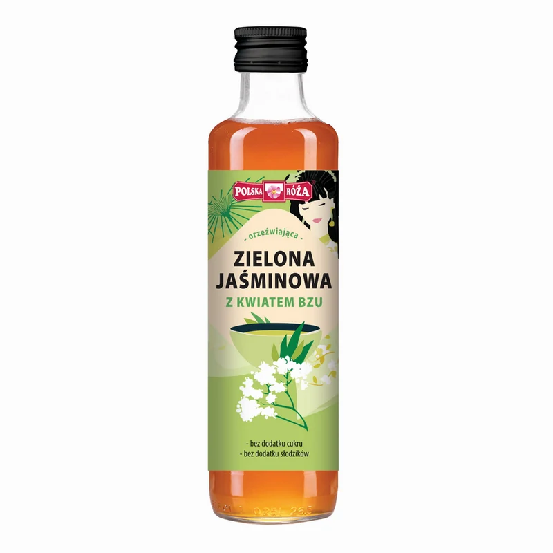 Grüner Jasmintee mit Holunderblüten 250ml POLSKA RÓŻA