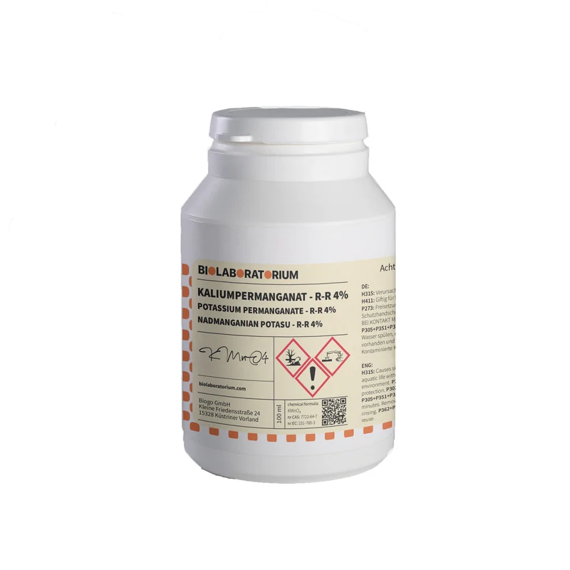 Kaliumpermanganatlösung 4% - rein 250 ml BIOLABORATORIUM